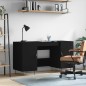 vidaXL Escritorio madera de ingeniería negro 140x50x75 cm vidaXL Escritorio madera de ingeniería negro 140x50x75 cm