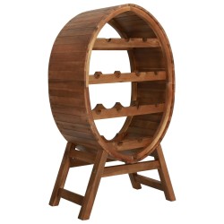 vidaXL Botellero para 13 botellas madera maciza de acacia  