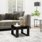 vidaXL Mesa auxiliar de madera contrachapada negro 50x50x35 cm vidaXL Mesa auxiliar de madera contrachapada negro 50x50x35 cm