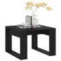 vidaXL Mesa auxiliar de madera contrachapada negro 50x50x35 cm vidaXL Mesa auxiliar de madera contrachapada negro 50x50x35 cm