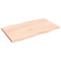 vidaXL Tablero de mesa madera maciza borde natural 100x60x(2-4) cm vidaXL Tablero de mesa madera maciza borde natural 100x60x(2-4) cm