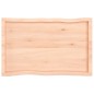 vidaXL Tablero de mesa madera maciza borde natural 100x60x(2-4) cm vidaXL Tablero de mesa madera maciza borde natural 100x60x(2-4) cm