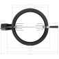 vidaXL Kit de anillo asador de barbacoa negro 47 cm vidaXL Kit de anillo asador de barbacoa negro 47 cm