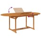 vidaXL Set de comedor de jardín 7 piezas madera maciza de acacia vidaXL Set de comedor de jardín 7 piezas madera maciza de acacia