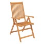 vidaXL Set de comedor de jardín 7 piezas madera maciza de acacia vidaXL Set de comedor de jardín 7 piezas madera maciza de acacia