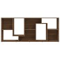 vidaXL Estantería madera contrachapada color roble marrón 67x24x161 cm vidaXL Estantería madera contrachapada color roble marrón 67x24x161 cm