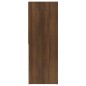 vidaXL Estantería madera contrachapada color roble marrón 67x24x161 cm vidaXL Estantería madera contrachapada color roble marrón 67x24x161 cm