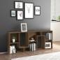 vidaXL Estantería madera contrachapada color roble marrón 67x24x161 cm vidaXL Estantería madera contrachapada color roble marrón 67x24x161 cm