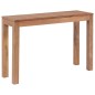vidaXL Mesa consola de madera teca maciza acabado natural 110x35x76 cm vidaXL Mesa consola de madera teca maciza acabado natural 110x35x76 cm
