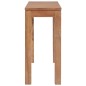 vidaXL Mesa consola de madera teca maciza acabado natural 110x35x76 cm vidaXL Mesa consola de madera teca maciza acabado natural 110x35x76 cm