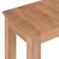 vidaXL Mesa consola de madera teca maciza acabado natural 110x35x76 cm vidaXL Mesa consola de madera teca maciza acabado natural 110x35x76 cm