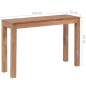 vidaXL Mesa consola de madera teca maciza acabado natural 110x35x76 cm vidaXL Mesa consola de madera teca maciza acabado natural 110x35x76 cm
