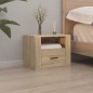vidaXL Mesitas de noche de pared 2 uds color roble Sonoma 50x36x40 cm vidaXL Mesitas de noche de pared 2 uds color roble Sonoma 50x36x40 cm
