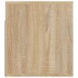 vidaXL Mesitas de noche de pared 2 uds color roble Sonoma 50x36x40 cm vidaXL Mesitas de noche de pared 2 uds color roble Sonoma 50x36x40 cm