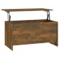 vidaXL Mesa de centro contrachapada roble ahumado 102x55,5x52,5 cm