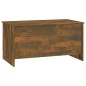 vidaXL Mesa de centro contrachapada roble ahumado 102x55,5x52,5 cm