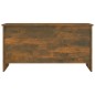 vidaXL Mesa de centro contrachapada roble ahumado 102x55,5x52,5 cm