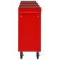 vidaXL Carro para herramientas con 15 cajones acero rojo vidaXL Carro para herramientas con 15 cajones acero rojo