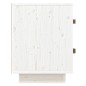 vidaXL Mesita de noche madera maciza de pino blanco 40x34x45 cm vidaXL Mesita de noche madera maciza de pino blanco 40x34x45 cm