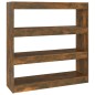 vidaXL Estantería/divisor de espacios roble ahumado 100x30x103 cm vidaXL Estantería/divisor de espacios roble ahumado 100x30x103 cm