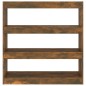 vidaXL Estantería/divisor de espacios roble ahumado 100x30x103 cm vidaXL Estantería/divisor de espacios roble ahumado 100x30x103 cm
