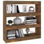 vidaXL Estantería/divisor de espacios roble ahumado 100x30x103 cm vidaXL Estantería/divisor de espacios roble ahumado 100x30x103 cm