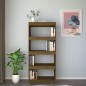 vidaXL Estantería/divisor de espacios madera pino marrón 60x35x135 cm vidaXL Estantería/divisor de espacios madera pino marrón 60x35x135 cm
