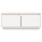 vidaXL Mesa de centro de madera maciza de pino blanco 80x50x35 cm vidaXL Mesa de centro de madera maciza de pino blanco 80x50x35 cm