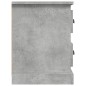vidaXL Mueble de TV madera contrachapada gris hormigón 102x35,5x47,5cm vidaXL Mueble de TV madera contrachapada gris hormigón 102x35,5x47,5cm