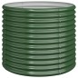 vidaXL Jardinera de acero con recubrimiento en polvo verde 80x80x68 cm vidaXL Jardinera de acero con recubrimiento en polvo verde 80x80x68 cm