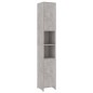 vidaXL Juego muebles de baño 4 piezas madera ingeniería gris hormigón vidaXL Juego muebles de baño 4 piezas madera ingeniería gris hormigón
