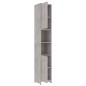 vidaXL Juego muebles de baño 4 piezas madera ingeniería gris hormigón vidaXL Juego muebles de baño 4 piezas madera ingeniería gris hormigón