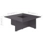 vidaXL Mesa de centro de aglomerado gris brillante 79,5x79,5x30 cm vidaXL Mesa de centro de aglomerado gris brillante 79,5x79,5x30 cm