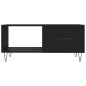 vidaXL Mesa de centro madera contrachapada negro 90x50x40 cm vidaXL Mesa de centro madera contrachapada negro 90x50x40 cm