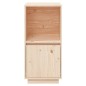 vidaXL Aparador de madera maciza de pino 38x35x80 cm vidaXL Aparador de madera maciza de pino 38x35x80 cm
