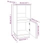vidaXL Aparador de madera maciza de pino 38x35x80 cm vidaXL Aparador de madera maciza de pino 38x35x80 cm