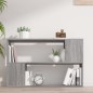 vidaXL Estantería de madera contrachapada gris Sonoma 100x24x63 cm vidaXL Estantería de madera contrachapada gris Sonoma 100x24x63 cm