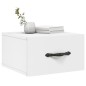 vidaXL Mesita de noche de pared blanco 35x35x20 cm vidaXL Mesita de noche de pared blanco 35x35x20 cm