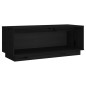 vidaXL Mueble de TV de madera maciza de pino negro 90x35x35 cm vidaXL Mueble de TV de madera maciza de pino negro 90x35x35 cm