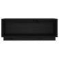 vidaXL Mueble de TV de madera maciza de pino negro 90x35x35 cm vidaXL Mueble de TV de madera maciza de pino negro 90x35x35 cm