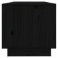 vidaXL Mueble de TV de madera maciza de pino negro 90x35x35 cm vidaXL Mueble de TV de madera maciza de pino negro 90x35x35 cm
