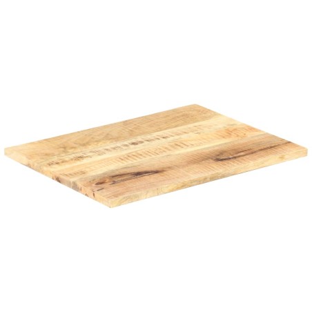 vidaXL Superficie de mesa madera maciza de mango 25-27 mm 90x60 cm