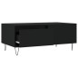 vidaXL Mesa de centro madera contrachapada negro 90x50x36,5 cm vidaXL Mesa de centro madera contrachapada negro 90x50x36,5 cm