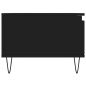 vidaXL Mesa de centro madera contrachapada negro 90x50x36,5 cm vidaXL Mesa de centro madera contrachapada negro 90x50x36,5 cm