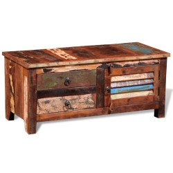 vidaXL Mueble aparador para la TV y Hi-Fi madera maciza reciclada