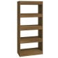 vidaXL Estantería madera contrachapada marrón roble 60x30x135 cm vidaXL Estantería madera contrachapada marrón roble 60x30x135 cm