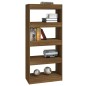 vidaXL Estantería madera contrachapada marrón roble 60x30x135 cm vidaXL Estantería madera contrachapada marrón roble 60x30x135 cm