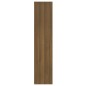 vidaXL Estantería madera contrachapada marrón roble 60x30x135 cm vidaXL Estantería madera contrachapada marrón roble 60x30x135 cm