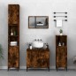 vidaXL Armario de baño madera contrachapada roble ahumado 65x33x60 cm vidaXL Armario de baño madera contrachapada roble ahumado 65x33x60 cm