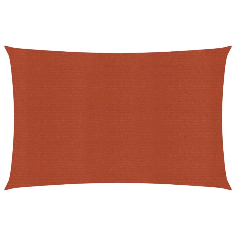 vidaXL Toldo de vela HDPE terracota 160 g/m² 2x4,5 m vidaXL Toldo de vela HDPE terracota 160 g/m² 2x4,5 m